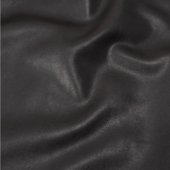 Abercrombie & Fitch Women's The Ankle Straight Ultra High Rise Leather Pants [S] - Picture 2 of 9